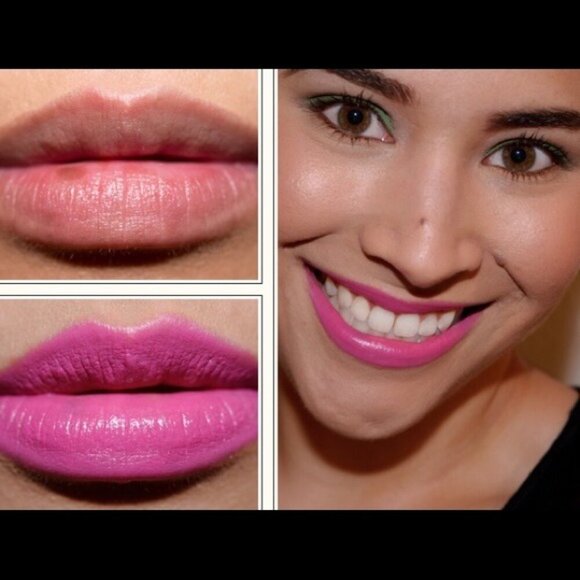 (2) MAC Pro Longwear Love Forever Lipstick USED Pink Rare Flawed Creme Disco SET - Picture 1 of 12